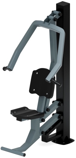 Жим от груди (серый) - Уличный тренажер - СТ 006-13