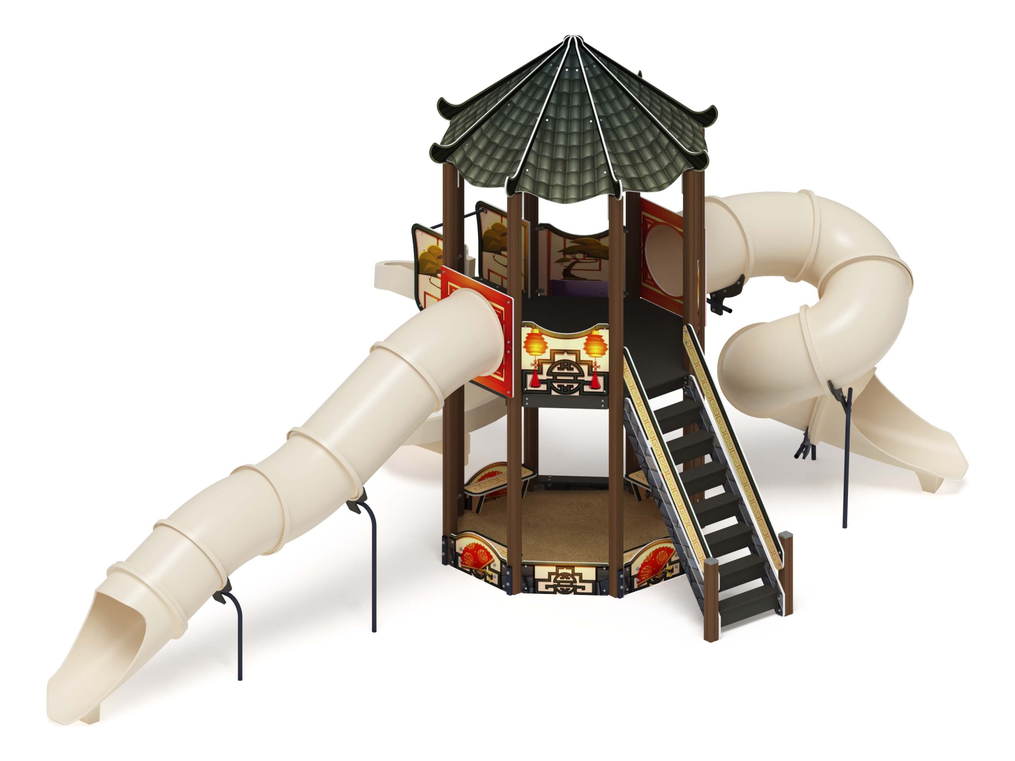 Карнавал (Шанхай) - ДИК 2.22.01-02 - Игровой комплекс H=2000