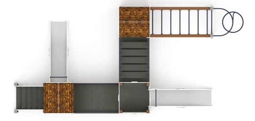 Городок (ЭКО) - ДИК 2.01.3.02-02 - Игровой комплекс H=1200