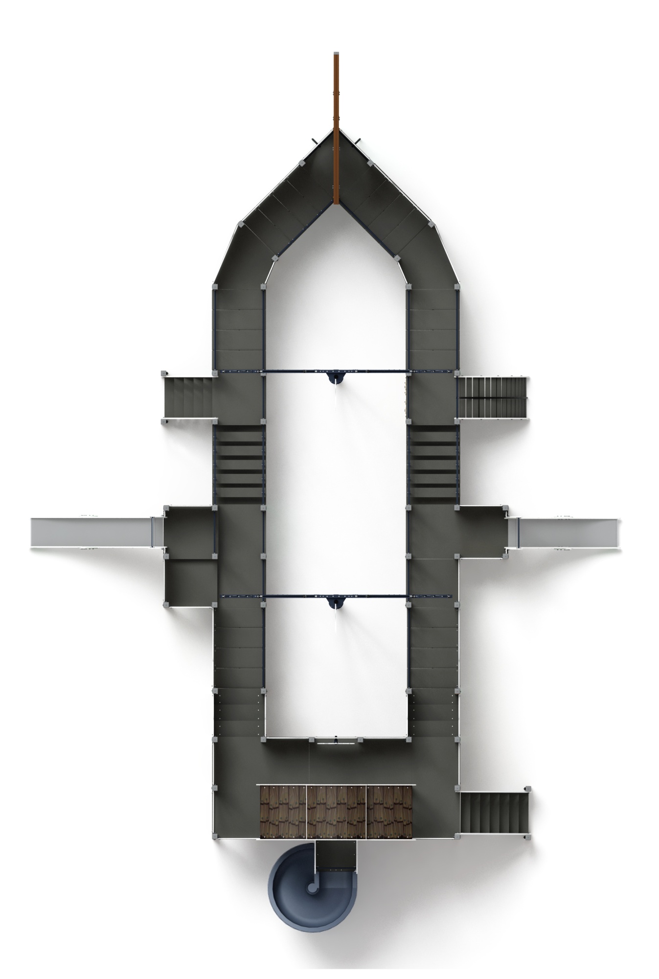 Флагман (Летучий Голландец) - ДИК 2.03.3.03-11 - Игровой комплекс - H=1200 H=1500 H=2000