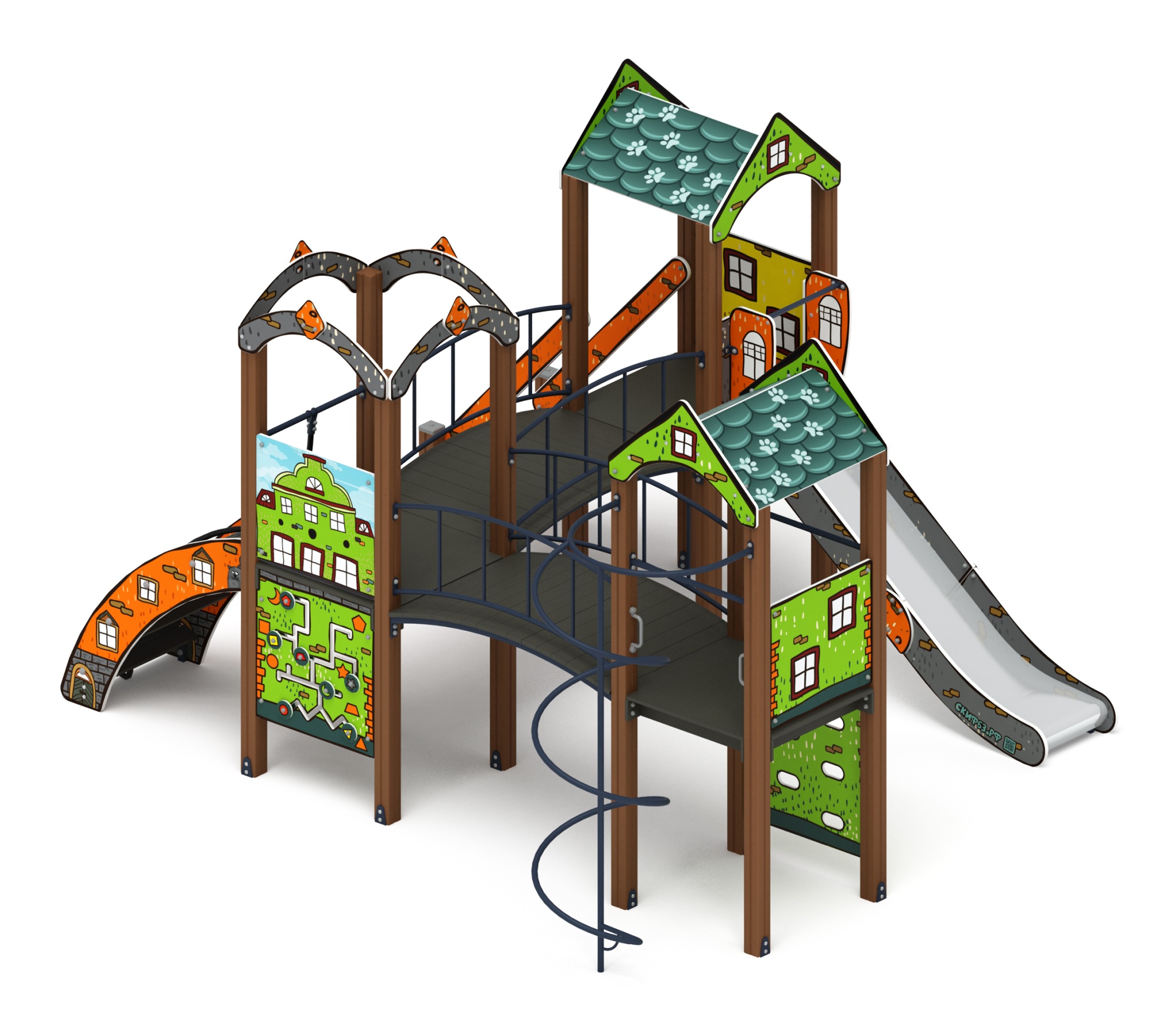 Городок (Город) - ДИК 2.01.3.03-01 - Игровой комплекс H=1200