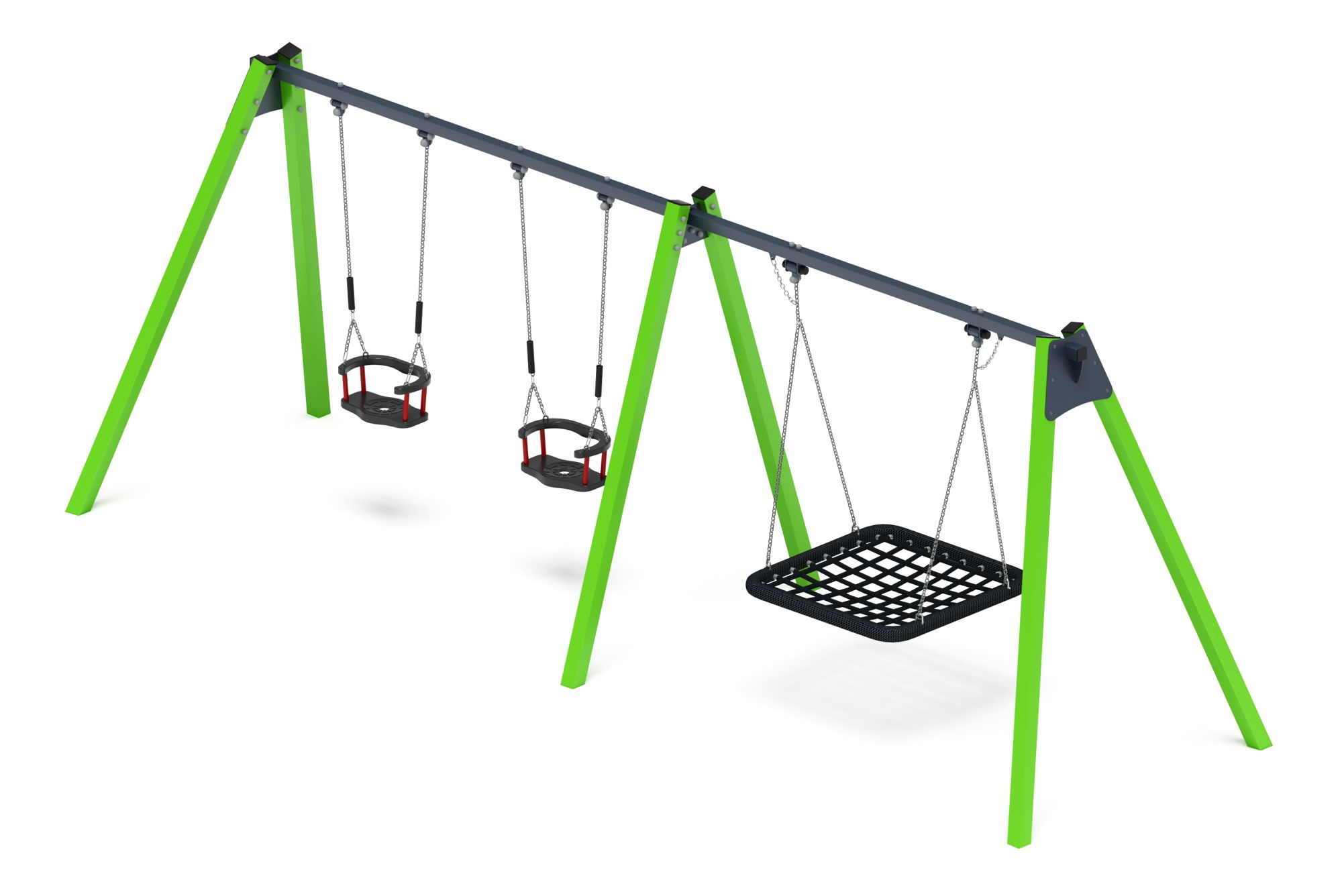Качели М3 (зеленый) ИО 13.М.06.03.01.01-02.1