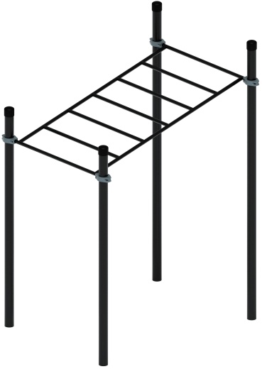 Воркаут ЛОВ 108 серый ВТ 102.07-03