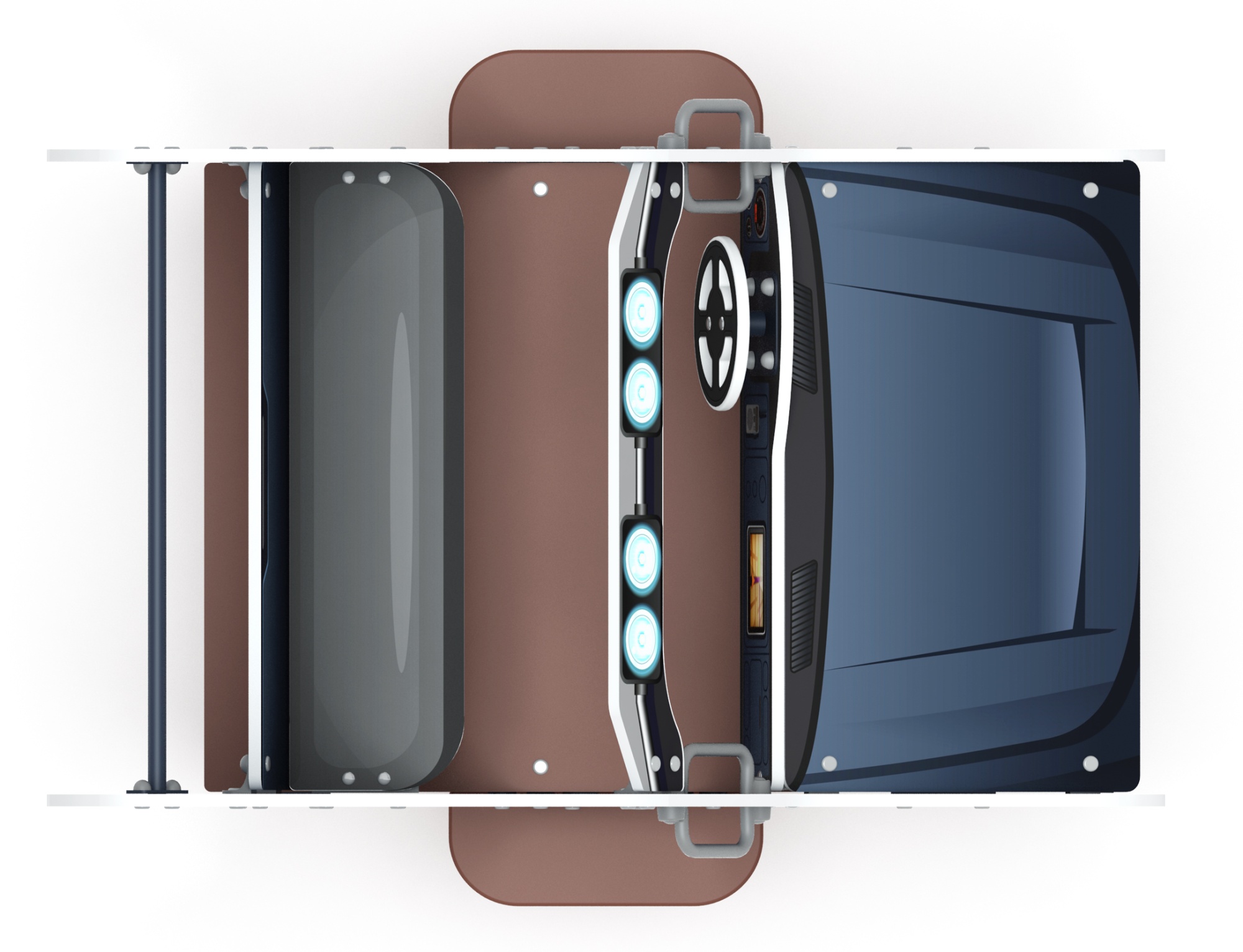 Джип Металлик - Качалка на пружине двухместная машинка - ИО 23.03.05-13