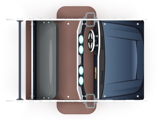 Джип Металлик - Качалка на пружине двухместная машинка - ИО 23.03.05-13