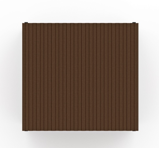 Навес контейнерной площадки для мусора (1 секция) МФ 55.02.03.1-02