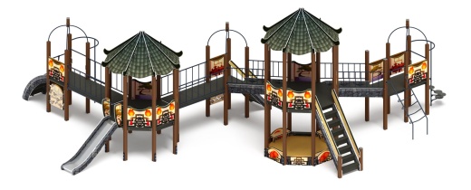 Карнавал (шанхай) - ДИК 2.22.07-02 - Игровой комплекс H=1200