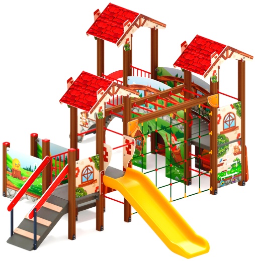 В гостях у сказки горка пластиковая Н 900 ДИК 1.05.01-27