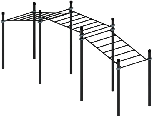 Воркаут ЛОВ 108 серый ВТ 102.22-03