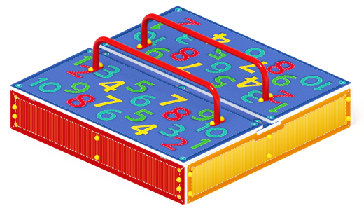 Песочница с крышкой средняя (Арифметика) - ИО 5.01.11-03