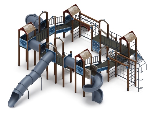 Остров детства (Алтай) - ДИК 2.01.8.02-34 - Игровой комплекс H=2000