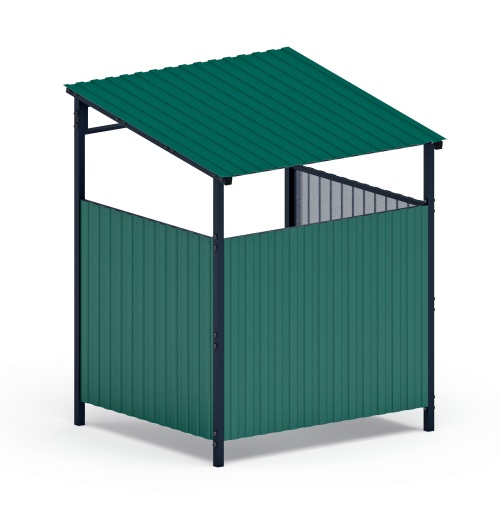 Навес контейнерной площадки для мусора (1 секция) МФ 55.02.03.1-01