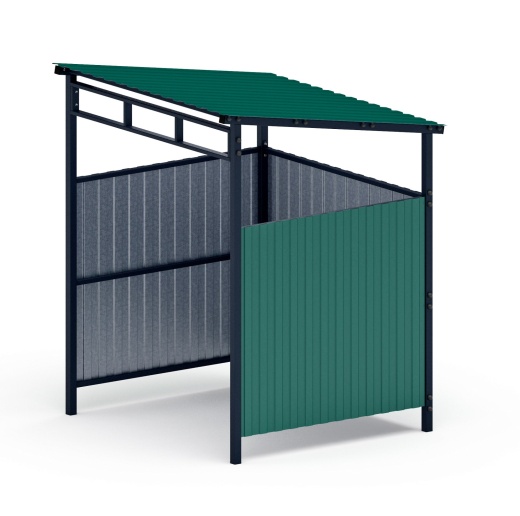 Навес контейнерной площадки для мусора (1 секция) МФ 55.02.03.1-01