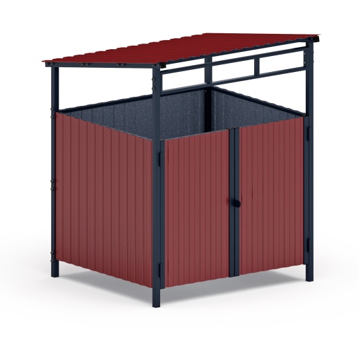 Навес контейнерной площадки для мусора (1 секция) МФ 55.02.02.1-04