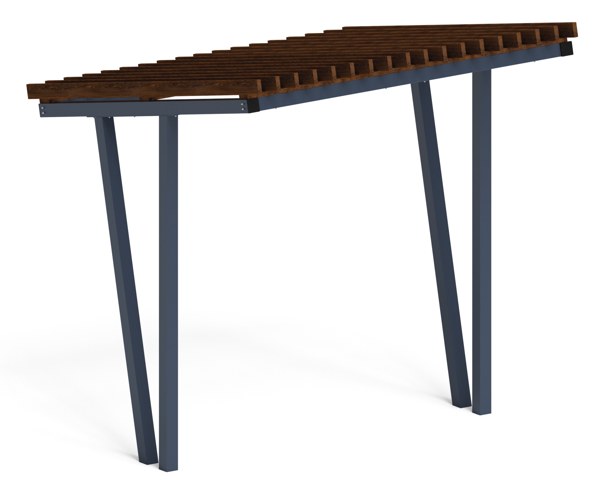 Пергола тент (наклоная) - МФ 77.03.01-01 /без поликарбоната/