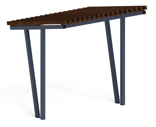 Пергола тент (наклоная) - МФ 77.03.01-01 /без поликарбоната/