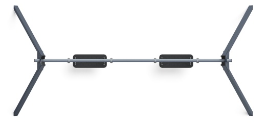 Качели двойные М2 - ИО 12.М.03.03.03