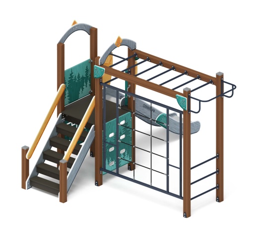 Играйте с нами (Тайга) - ДИК 2.01.1.05-03 - Игровой комплекс H=1200