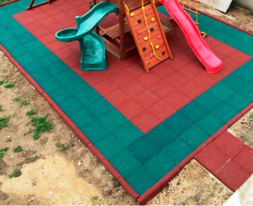 Резиновый бордюр 500х210х50 мм