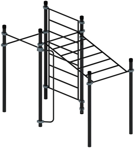Воркаут ЛОВ 108 серый ВТ 102.12-03