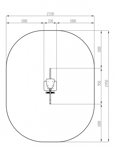 Мотоцикл (красный) - Качалка на пружине - ИО 22.03.01-02