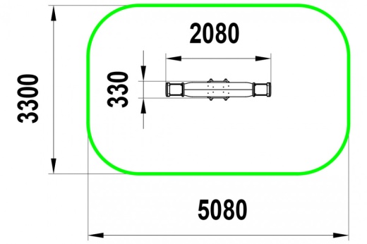 Качалка-балансир "Полянка" КАЧ-1.21