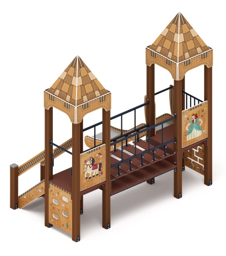 Королевство (Картонное) - ДИК 1.15.07-22 - Игровой комплекс H=900