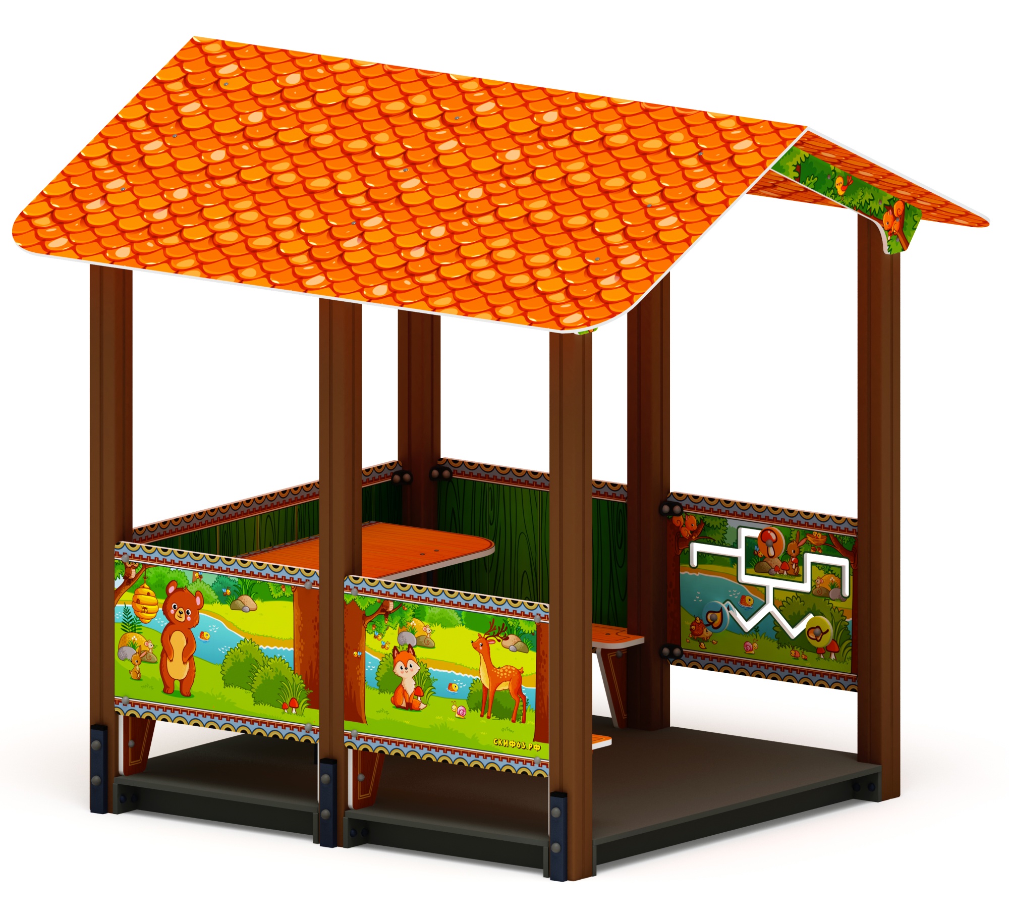 Домик большой 1 (Полянка) МФ 10.01.07-04