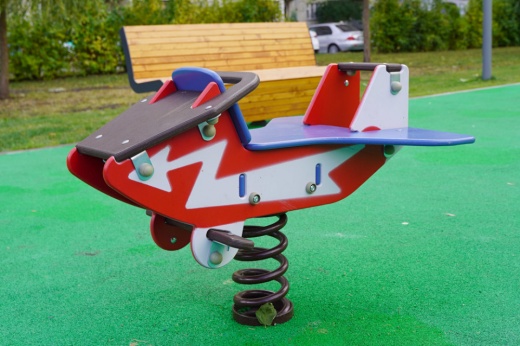 Качалка на пружине "Самолет" КА-1.9