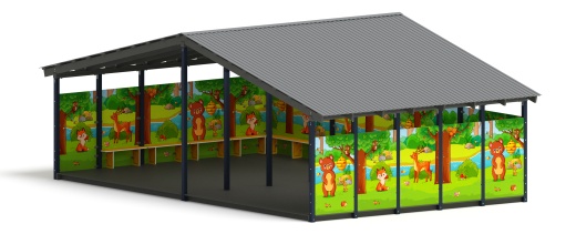 Теневой навес (Полянка) - МФ 70.8.5-07