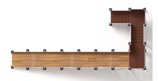 Горка Зима (коричневый) (под анкера) - ИО 49.01.03-03.И1 - Н=3000