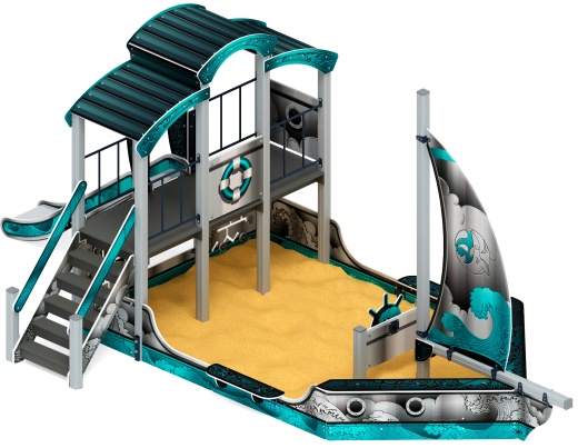 Парусник (Лагуна) - ДИК 2.03.3.01-05 - Игровой комплекс Н=1200