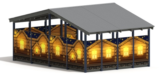 Теневой навес (Эко) - МФ 70.6.4-02