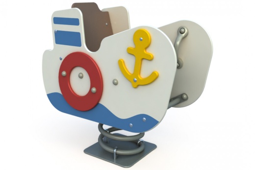 Качалка на пружине "Пароход" КА-1.28