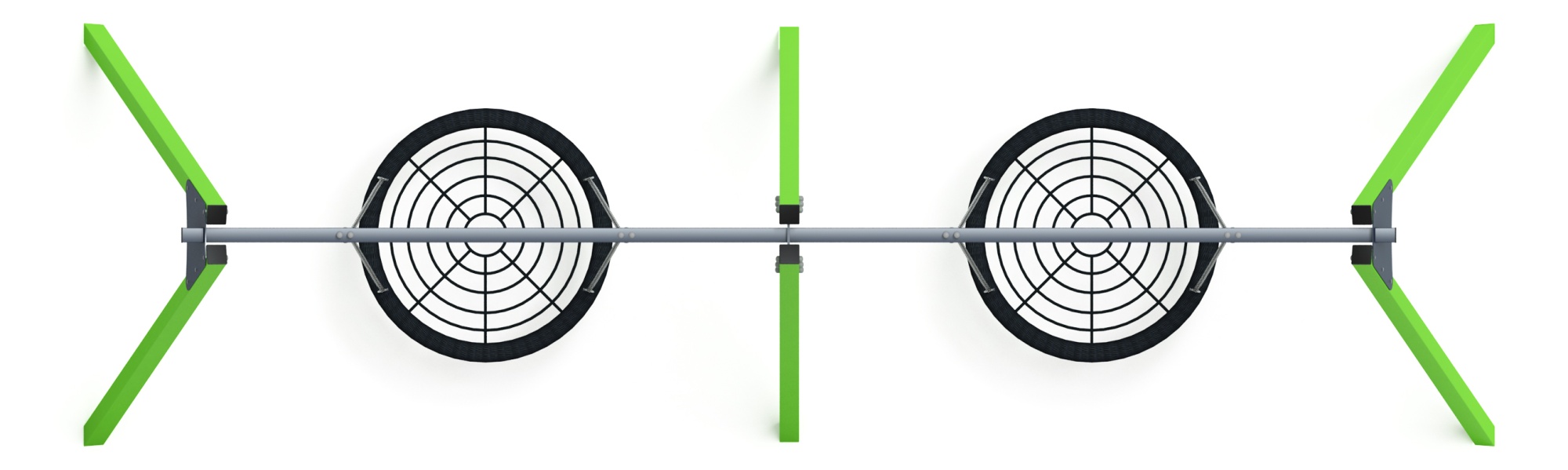 Качели-гнездо М2 (зеленый)  - ИО 12.М.05.05.01-02