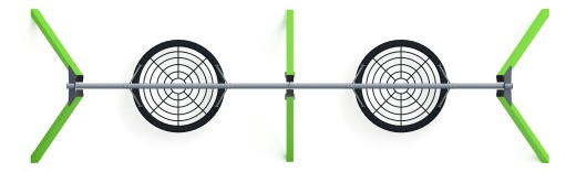 Качели-гнездо М2 (зеленый)  - ИО 12.М.05.05.01-02