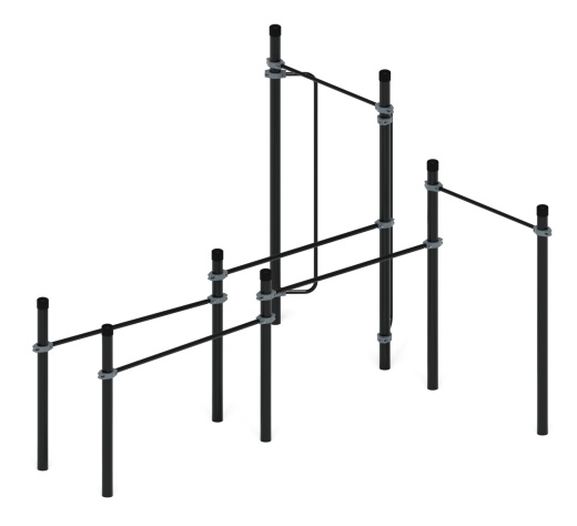 Воркаут ЛОВ 108 серый ВТ 102.16-03
