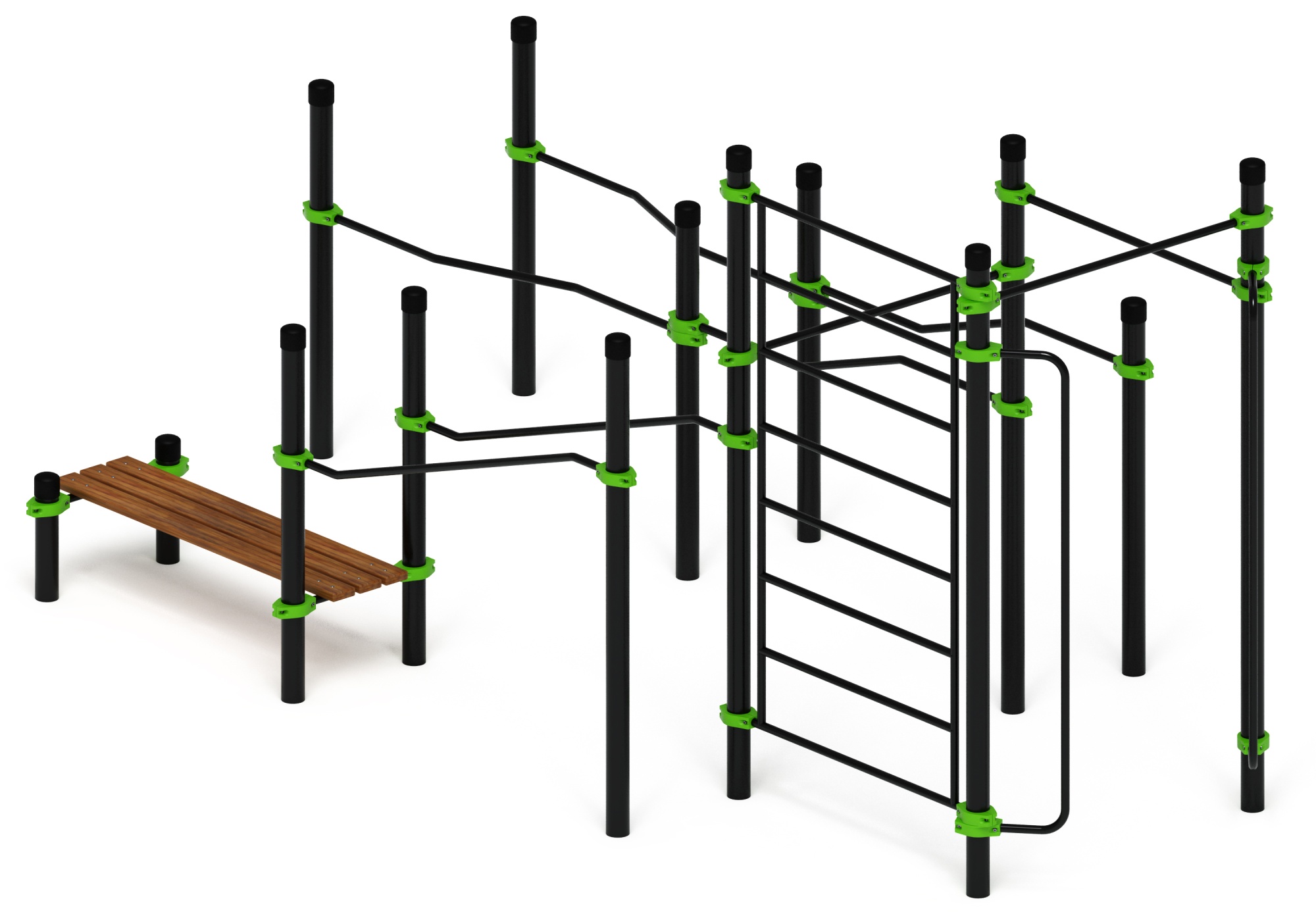 Воркаут ЛОВ 108 зеленый ВТ 102.13-02