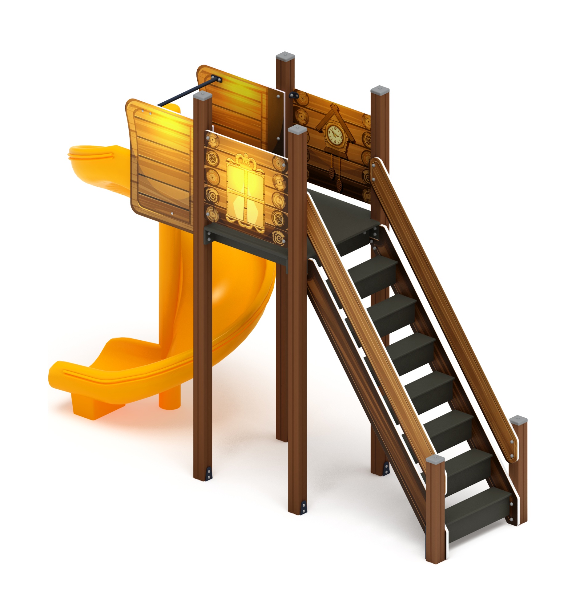 Горка винтовая - ИО 43.01.01-02.И1 - (ЭКО) H=2000