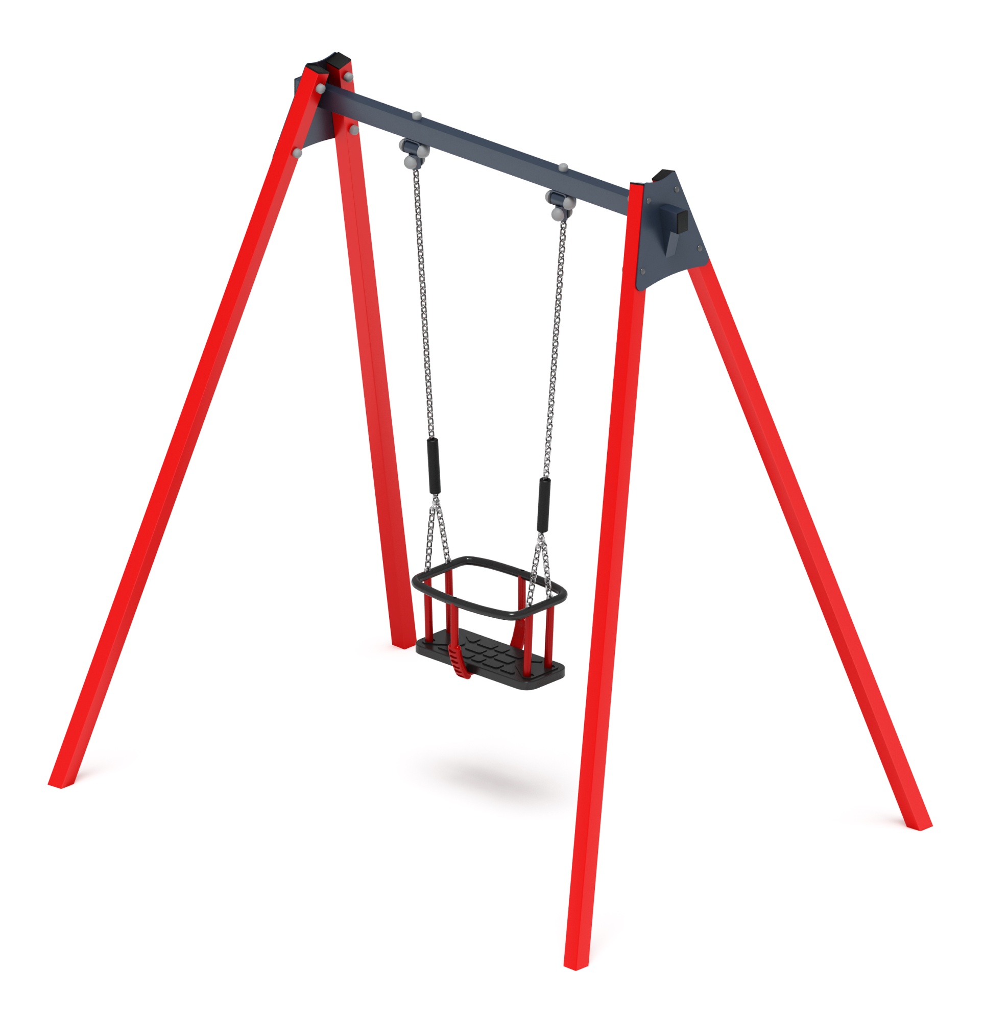 Качели М1 (красный) - ИО 11.М.04.03-01
