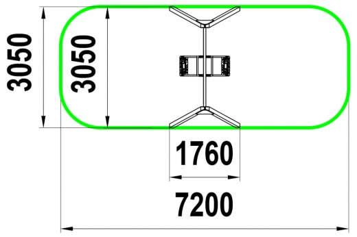 Качели "Семейные" КАЧ-1.35