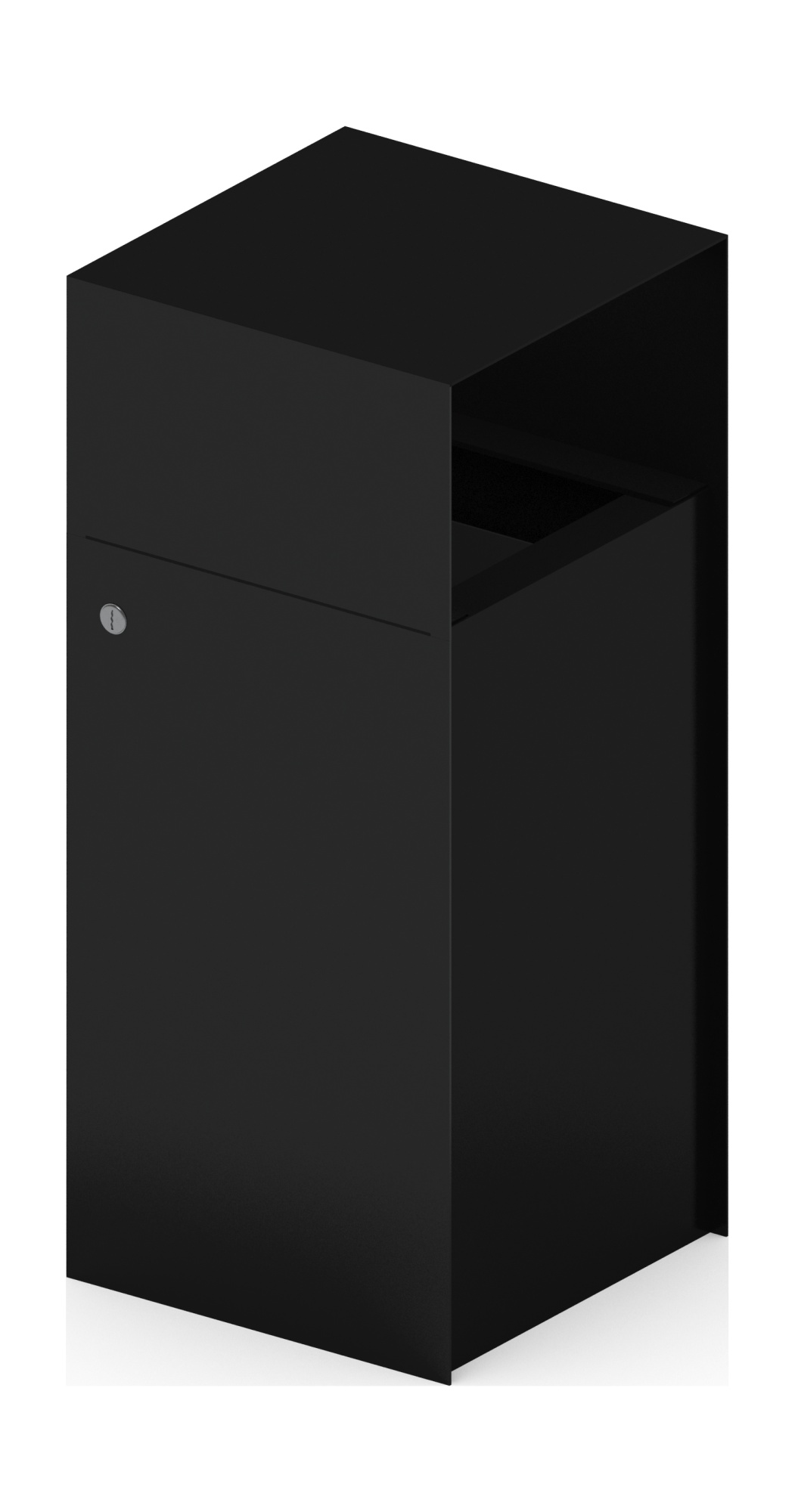 Урна парковая (черная) - МФ 50.02.01-01  (под анкера)