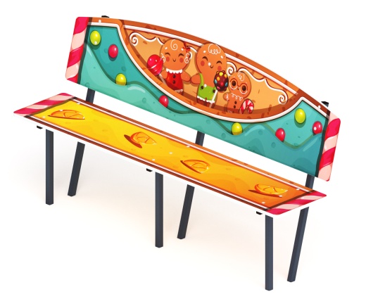 Скамейка детская Пряничный домик - МФ 41.01.01-04.И1