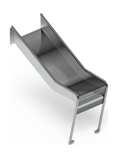 Горка из нержавеющей стали приставная 600 SNP 600.470-02