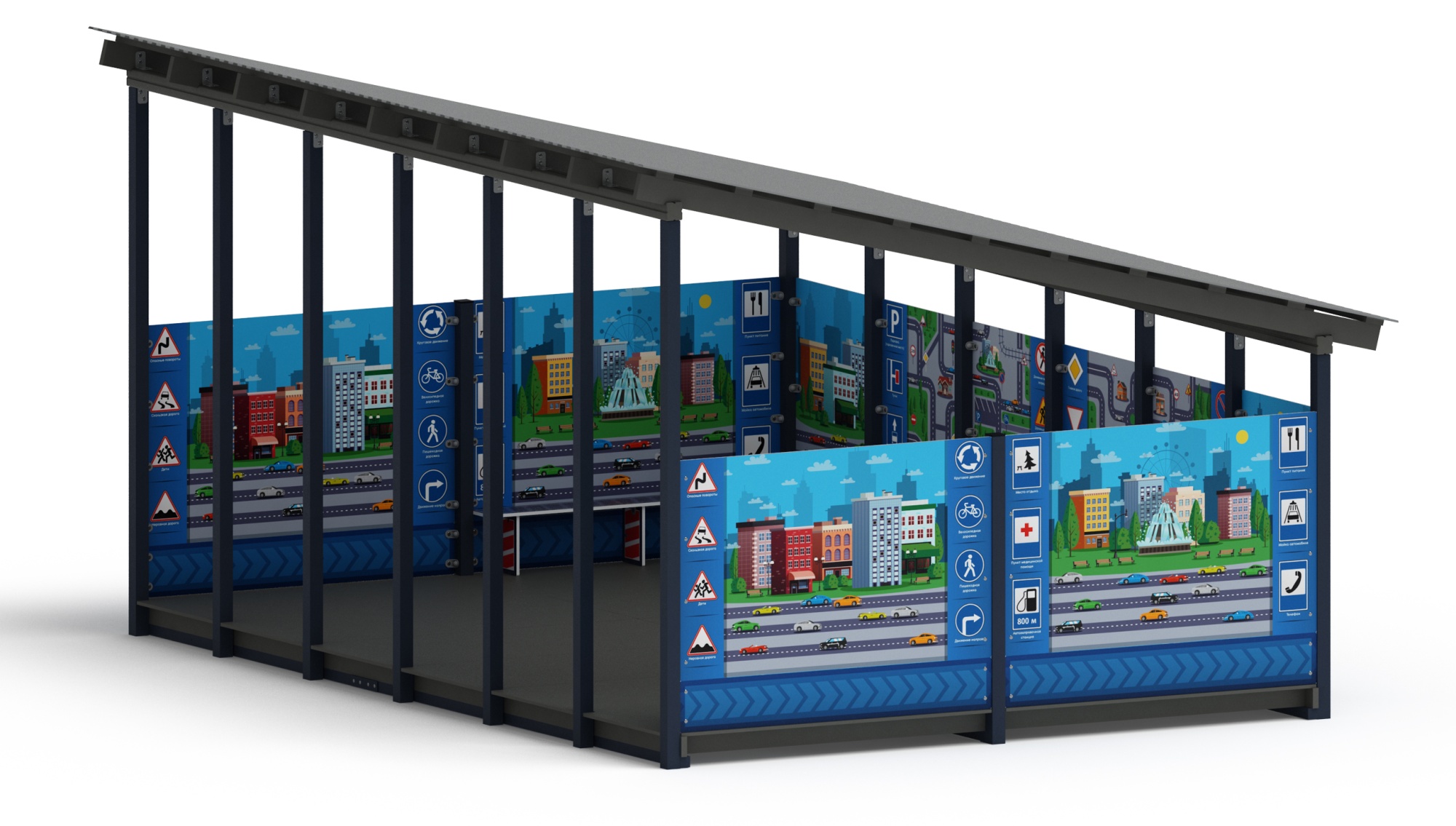 Теневой навес (ДПС) - МФ 71.6.4-14