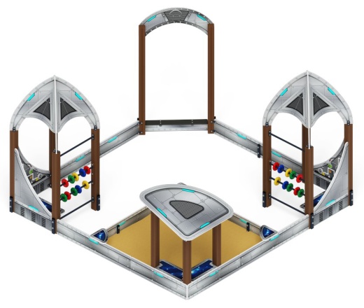 Песочный дворик Космопорт (Серый) - ИО 6.14.02-01