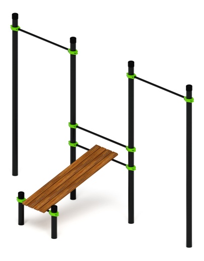 Воркаут 108 зеленый ВТ 12.14-02