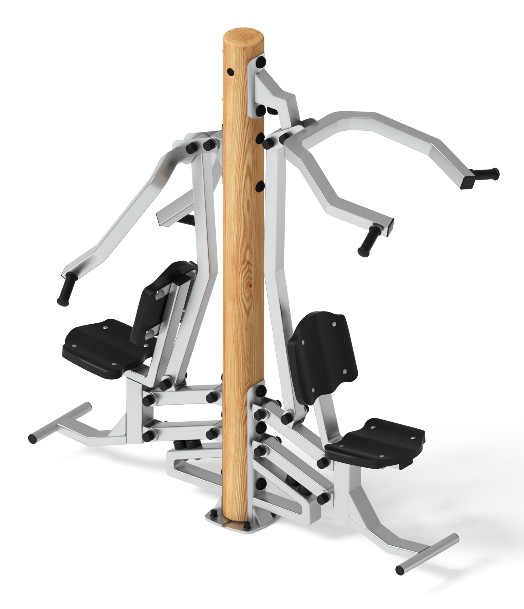 Тренажер тяга верхняя + жим от груди (лиственница) СТ 027-Л.И1