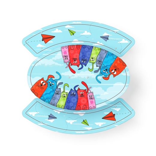 Столик детский круглый (Коты) - МФ 31.01.01-02