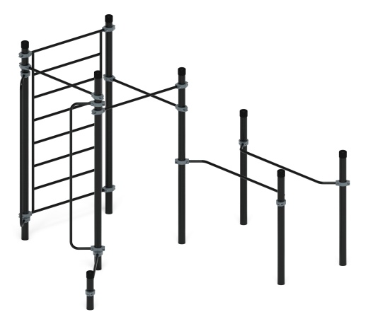 Воркаут ЛОВ 89 серый ВТ 101.15-03